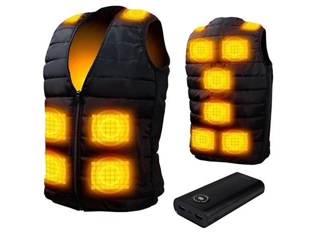 電熱ベスト インナー (国内品質試験済×国内企業企画) モバイルバッテリー付き 20000mAh 電熱ジャケット ヒーターベスト ヒートベスト 作業着 超軽量 男女兼用