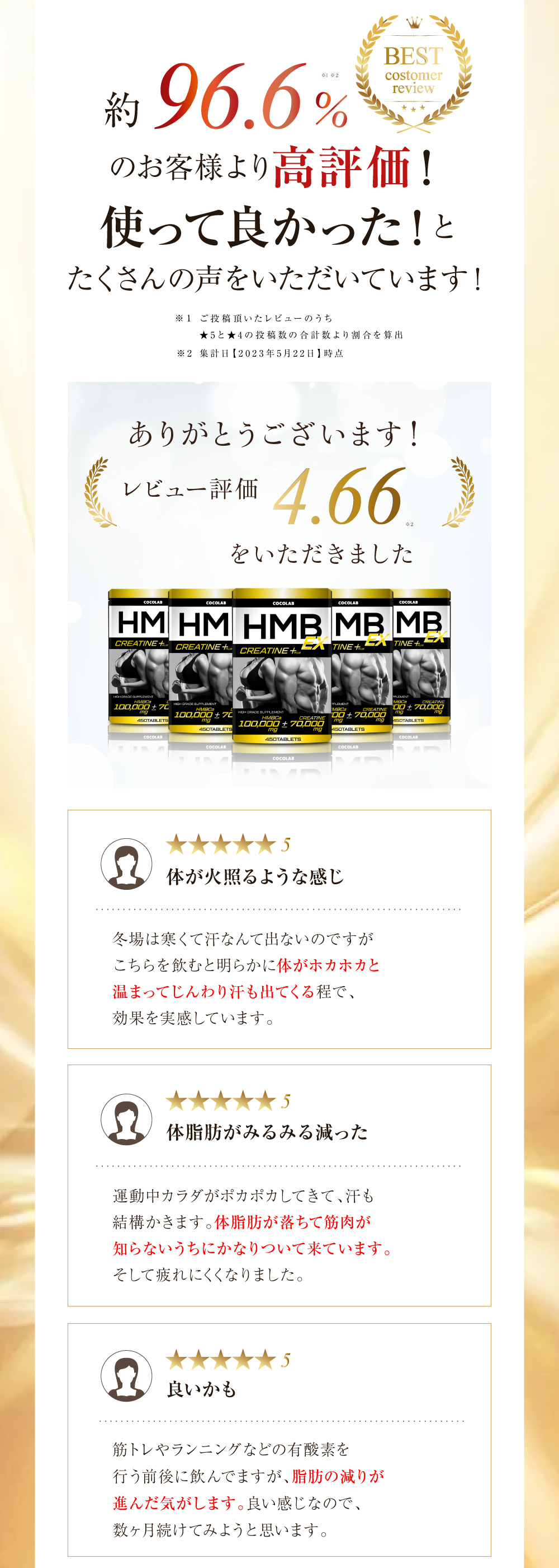 HMB クレアチン サプリ (モンドセレクション金賞受賞) 国内製造 hmb