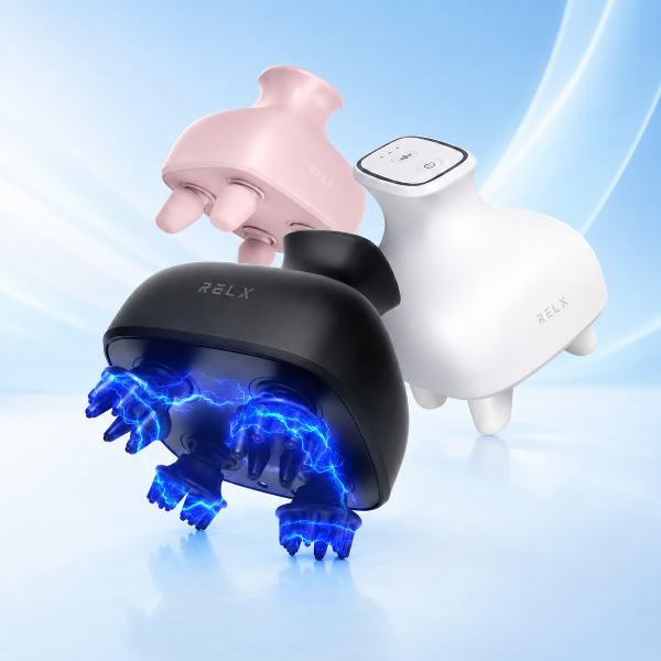 (Abemaで紹介) ヘッドスパ EMS 頭皮エステ IPX7防水 美容家電 電動頭皮ブラシ 頭皮ケア 電動ブラシ コードレス プレゼント 美容グッズ 健康グッズ RELX