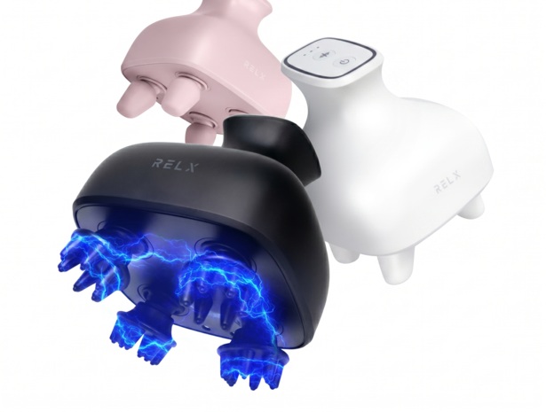 (Abemaで紹介) ヘッドスパ EMS 頭皮エステ IPX7防水 美容家電 電動頭皮ブラシ 頭皮ケア 電動ブラシ コードレス プレゼント 美容グッズ 健康グッズ RELX