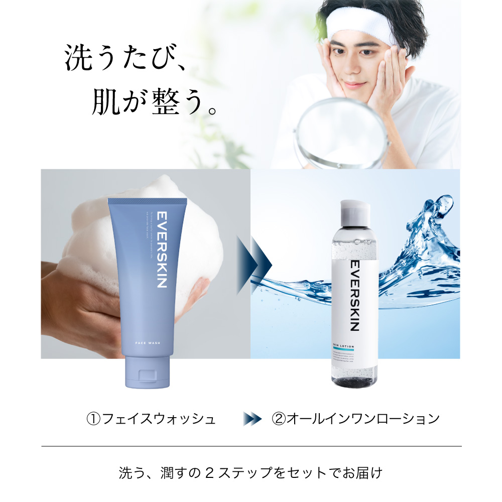 EVERSKIN (まとめ買いクーポン配布中) メンズスキンケアセット 化粧水