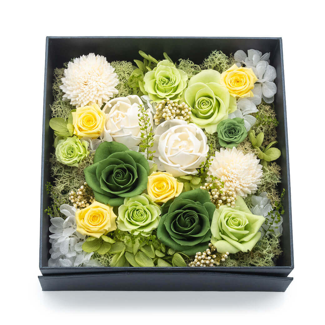 お供え プリザーブドフラワー 「ルシェ グラン」 お悔やみ 供花 仏花