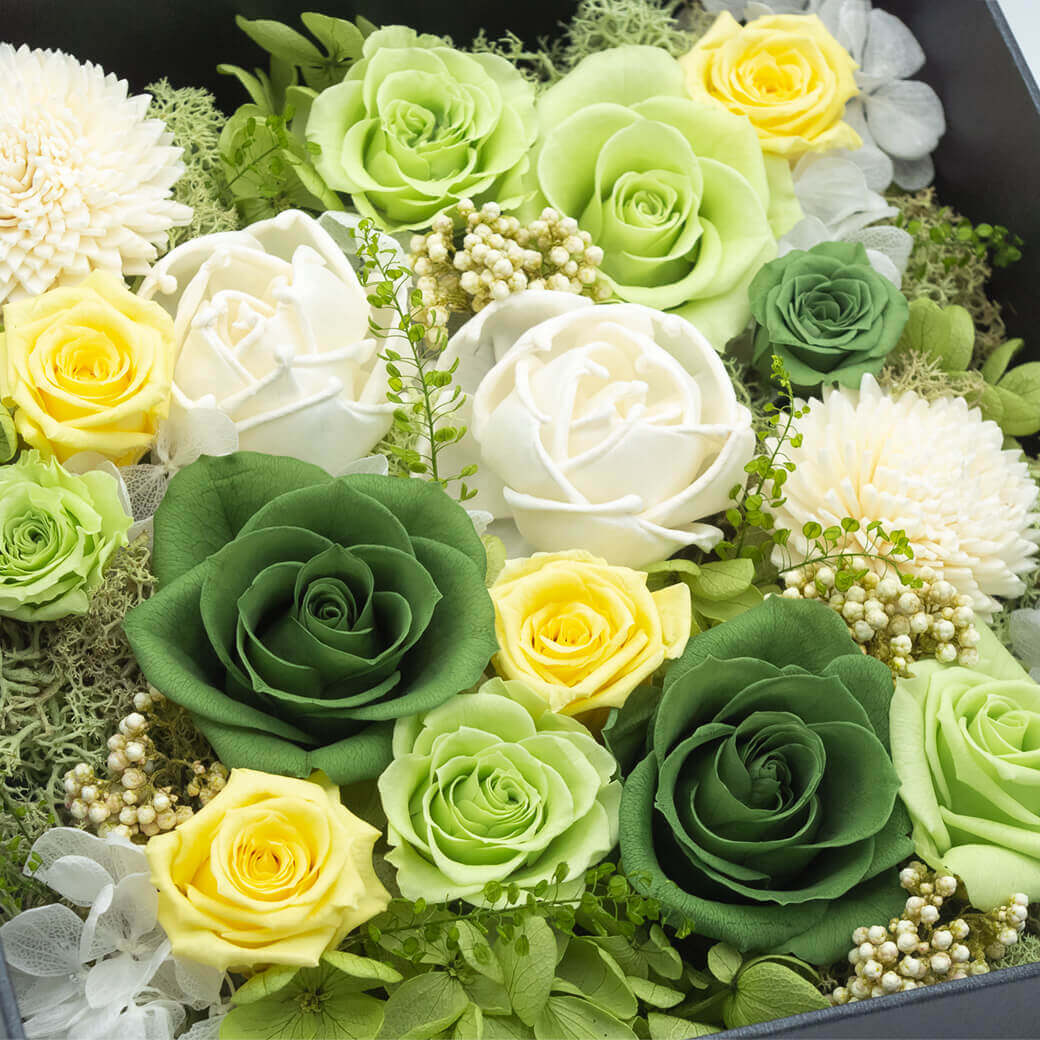 お供え プリザーブドフラワー 「ルシェ グラン」 お悔やみ 供花 仏花