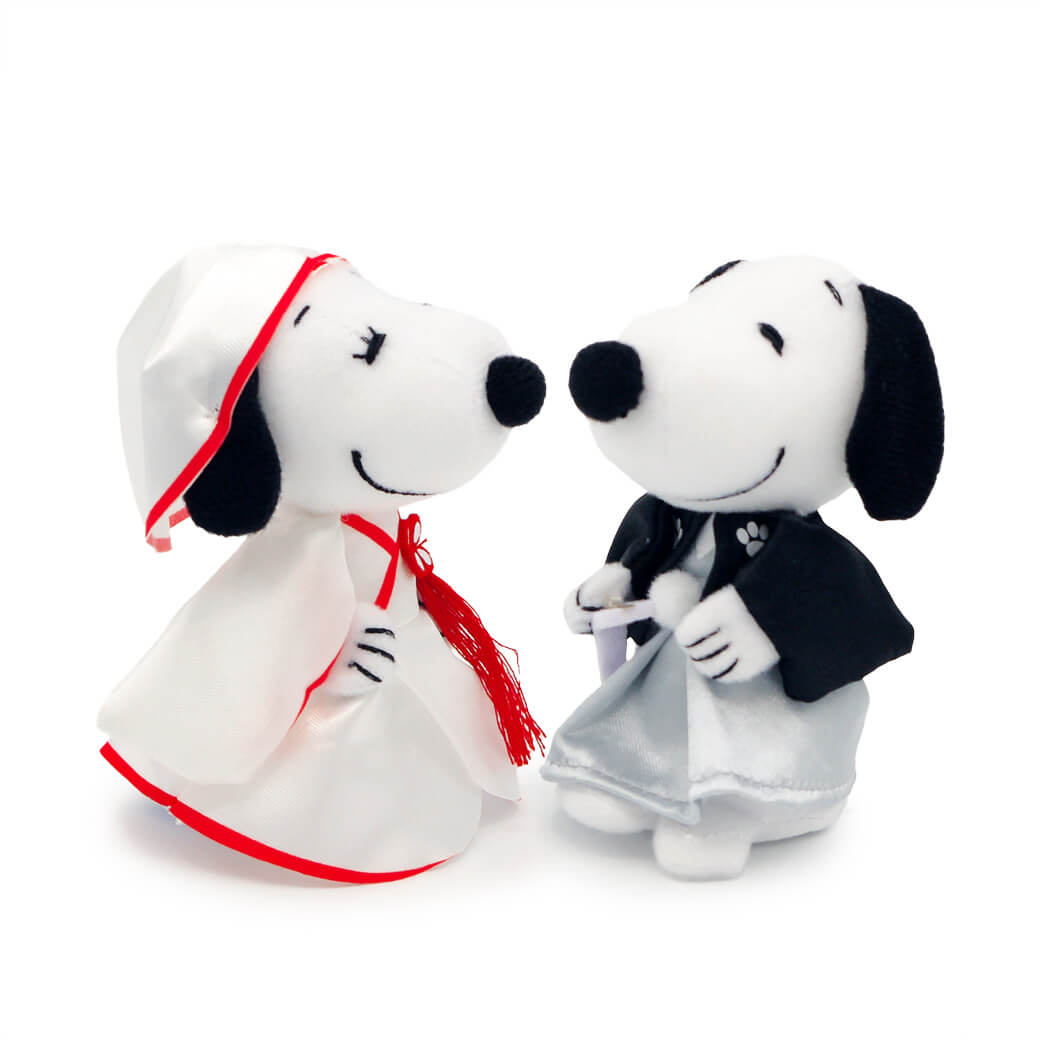 スヌーピー＆ベル ビンテージ ウエディング人形□ピーナッツSNOOPY 