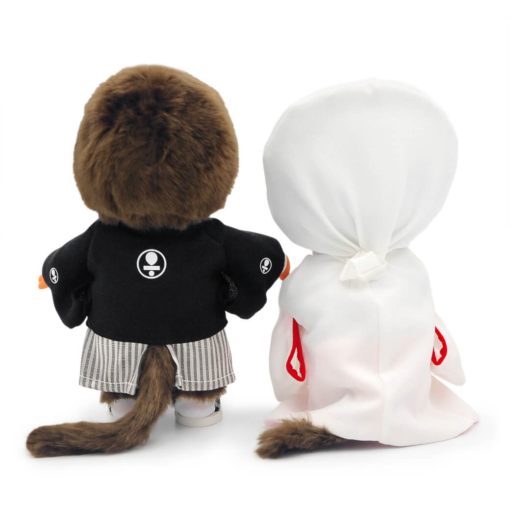 セキグチ ぬいぐるみ モンチッチ 和装ウエディングセット お祝い