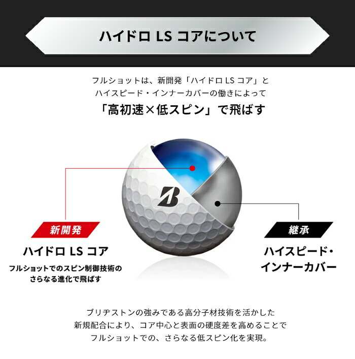 BRIDGESTONE GOLF [2ダースセット]ブリヂストン ゴルフ TOUR B XS