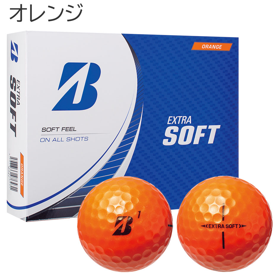 ブリヂストン ゴルフ EXTRA SOFT エクストラソフト ゴルフ ボール (12球) 2023年モデル BRIDGESTONE GOLF  :23bs-esball:EX GOLF 店 通販 