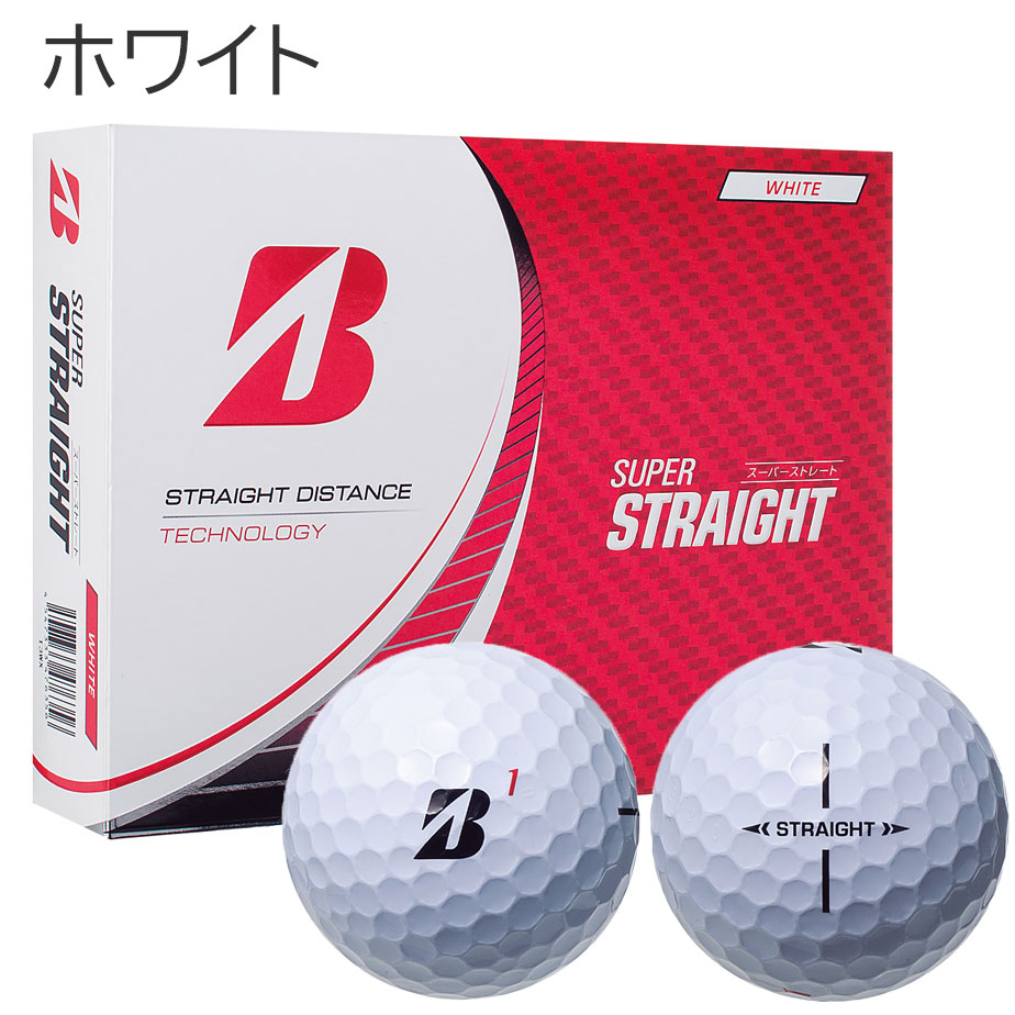 ブリヂストン ゴルフ SUPER STRAIGHT スーパーストレート ゴルフ ボール (12球) 2023年モデル BRIDGESTONE GOLF｜exgolf｜02