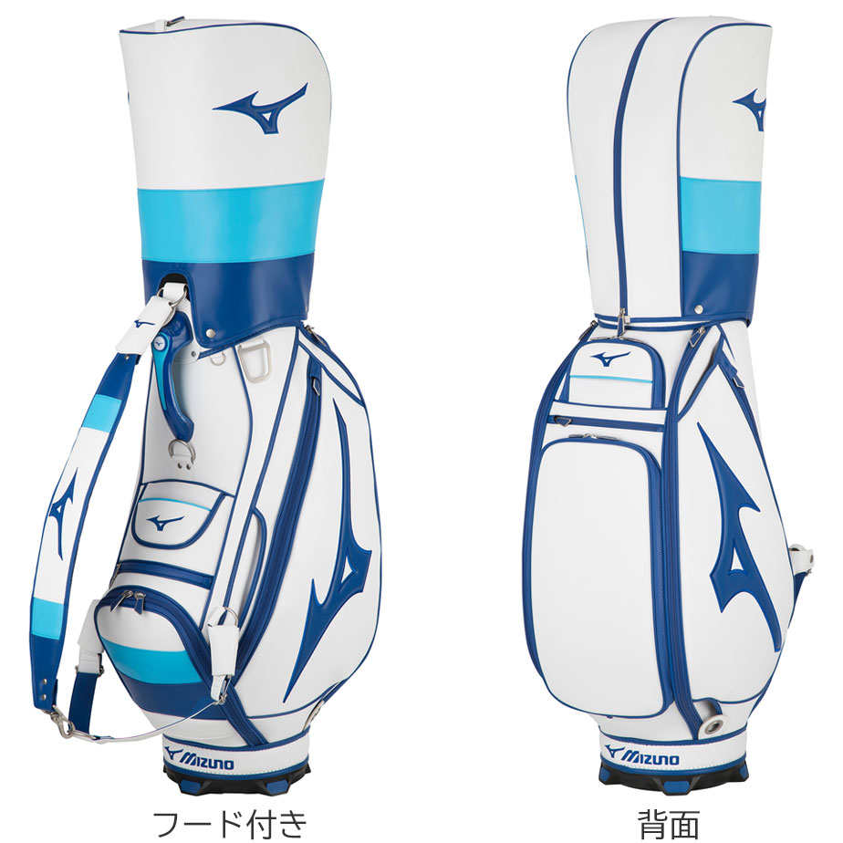 ミズノ MIZUNO Tour Staff 01 5LJC2221 キャディバッグ メンズ 10.5型 5.8kg 6分割 合成皮革 ゴルフ