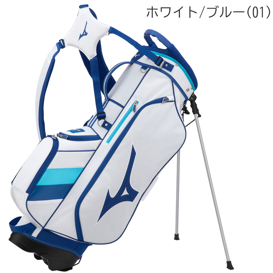 ミズノ MIZUNO Tour Stand キャディバッグ 5LJC2225 メンズ 9.5型 47インチ対応 2.5kg 4分割 軽量 ゴルフ｜exgolf｜02