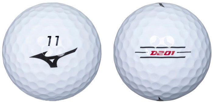 MIZUNO MIZUNO(ミズノ) 2020 D201 ゴルフボール ホワイト (12球