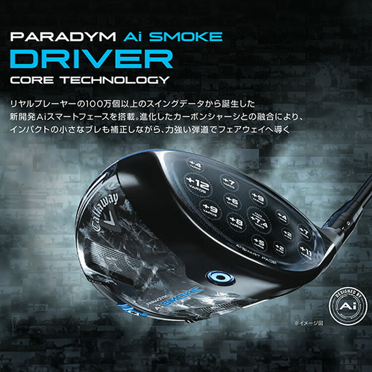 Callaway（キャロウェイ） PARADYM Ai SMOKE MAX ドライバー メンズ 右