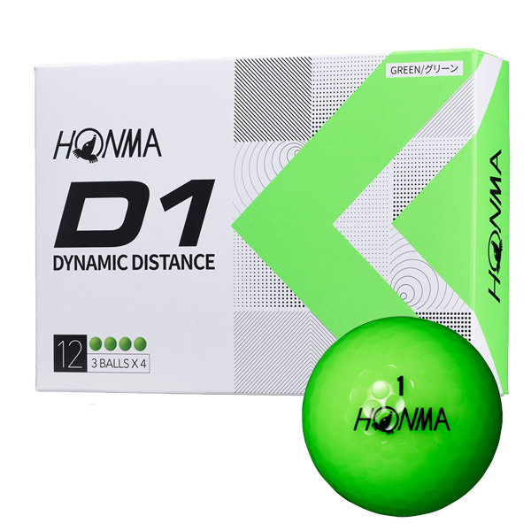 日本全国送料無料 HONMA GOLF 本間ゴルフ D1 ボール ローナンバー BT2201 12球 2022モデル ホンマゴルフ｜exgolf｜05