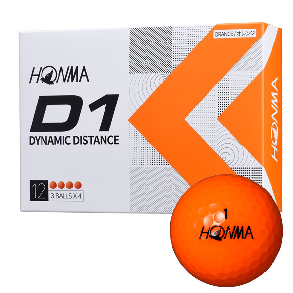 日本全国送料無料 HONMA GOLF 本間ゴルフ D1 ボール ローナンバー BT2201 12球 2022モデル ホンマゴルフ｜exgolf｜04