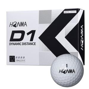 日本全国送料無料 HONMA GOLF 本間ゴルフ D1 ボール ローナンバー BT2201 12球...
