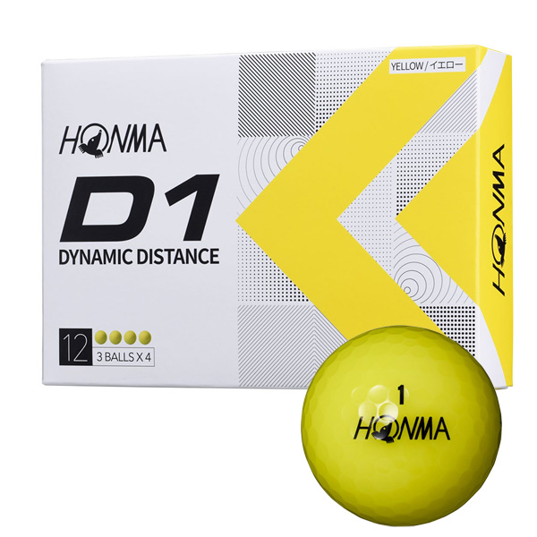 日本全国送料無料 HONMA GOLF 本間ゴルフ D1 ボール ローナンバー BT2201 12球 2022モデル ホンマゴルフ｜exgolf｜03