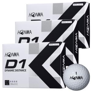 [日本全国送料無料][3ダースセット]HONMA GOLF(ホンマ ゴルフ) D1 ボール 2022...