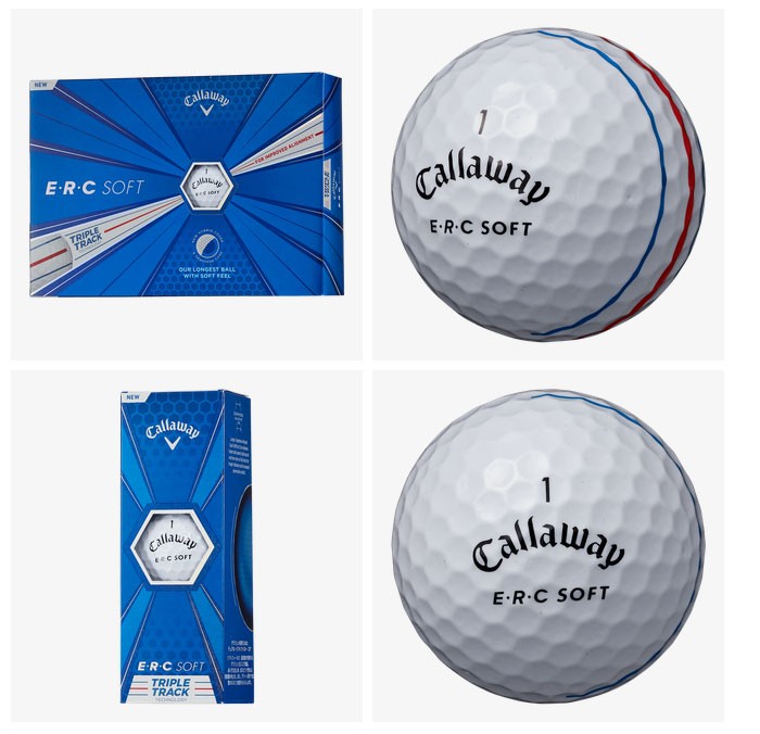 Callaway E.R.C. Soft ゴルフボール 12個入り Callaway キャロウェイ ゴルフボール 1ダース 12個入 ERC SOFT