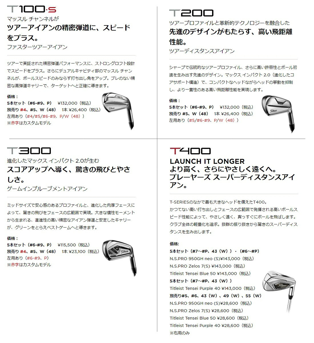Titleist Titleist(タイトリスト) T100 S 2021 単品アイアン(#5
