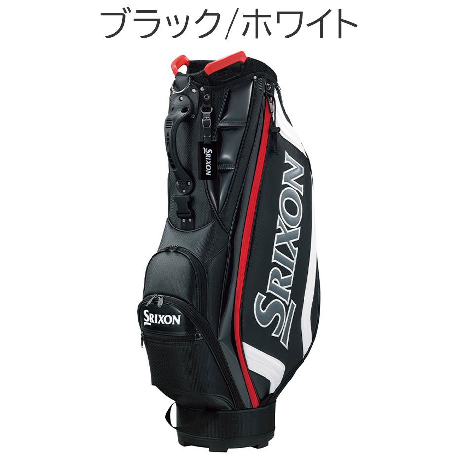 新品未使用Srixon ゴルフキャディバッグ 黒/赤/白