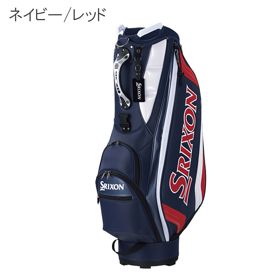 274番 新品未使用Srixon GGC-S166 ゴルフバッグ ネイビーレッド 新品】SRIXON キャディバッグ GGC-S166 ネイビーレッド ゴルフ