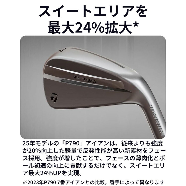 TaylorMade テーラーメイド P790 アイアン 5本セット(#6-PW
