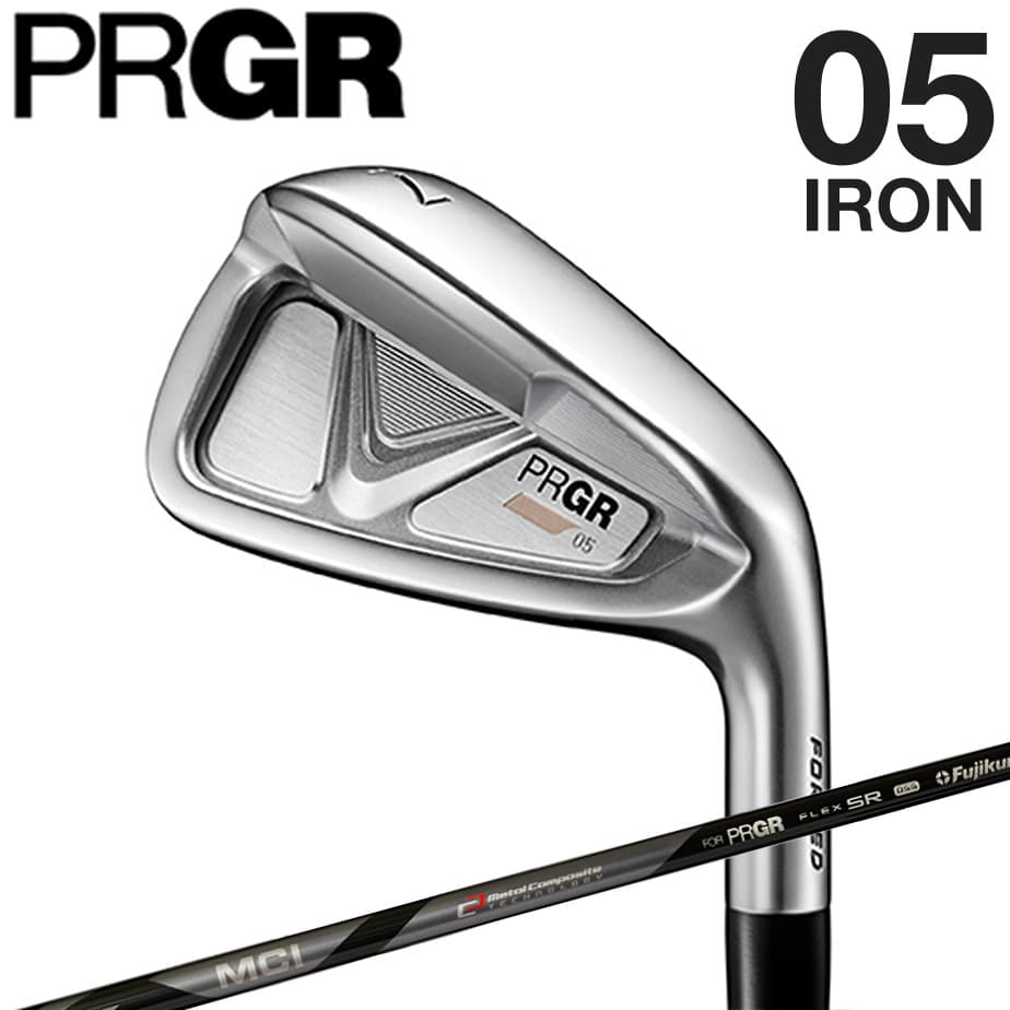 PRGR プロギア05 IRON (2023) 8本セット　カーボン　SR PRGR（プロギア） 05 アイアン 5本セット(#7、#8、#9、P、A) メンズ 右