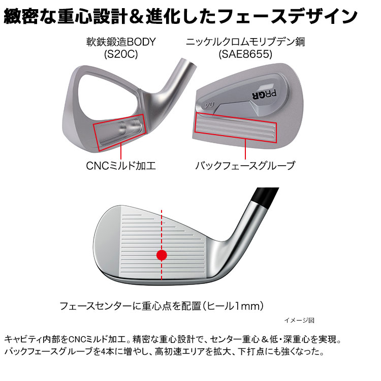 PRGR（プロギア） メーカーカスタムクラブ 04 アイアン 2024 単品