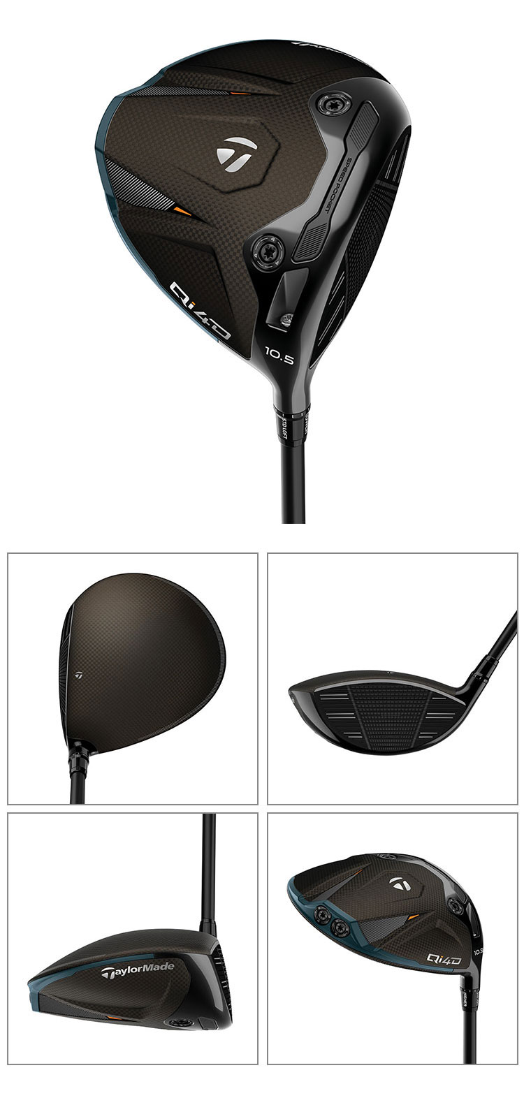 TaylorMade（テーラーメイド） Qi4D ドライバー 右用 REAX HR 50