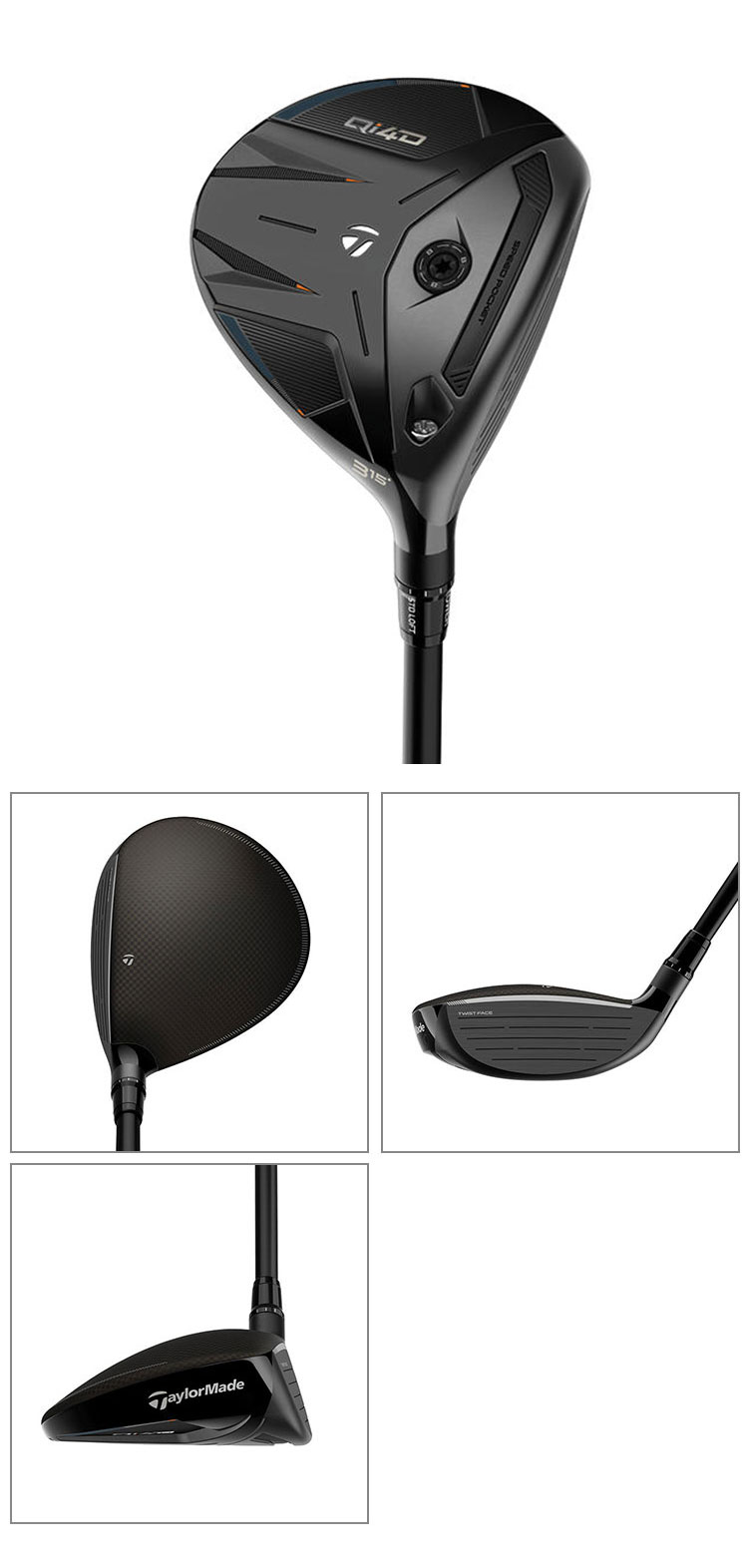 TaylorMade（テーラーメイド） Qi4D フェアウェイウッド 右用 REAX 65