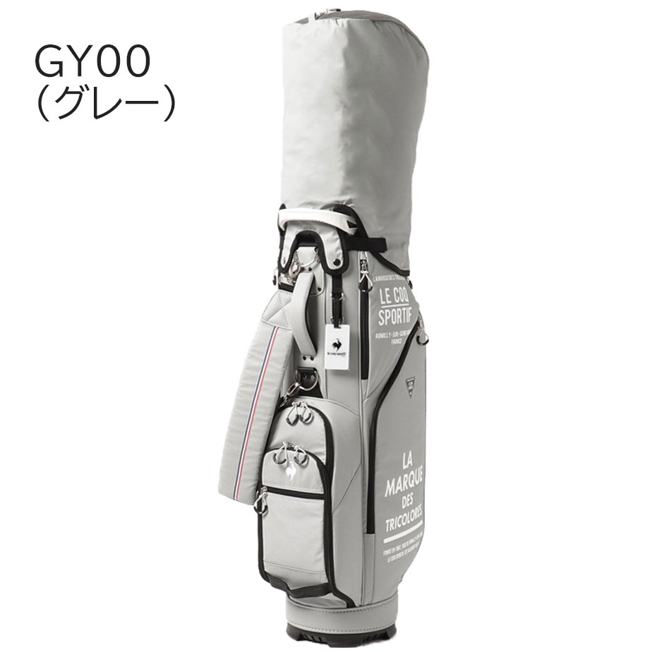 ルコックスポルティフ ゴルフ 軽量 キャディバッグ メンズ QQBVJJ02 9型 47インチ対応 2.7kg 4分割 2023年モデル le coq sportif GOLF｜exgolf｜02