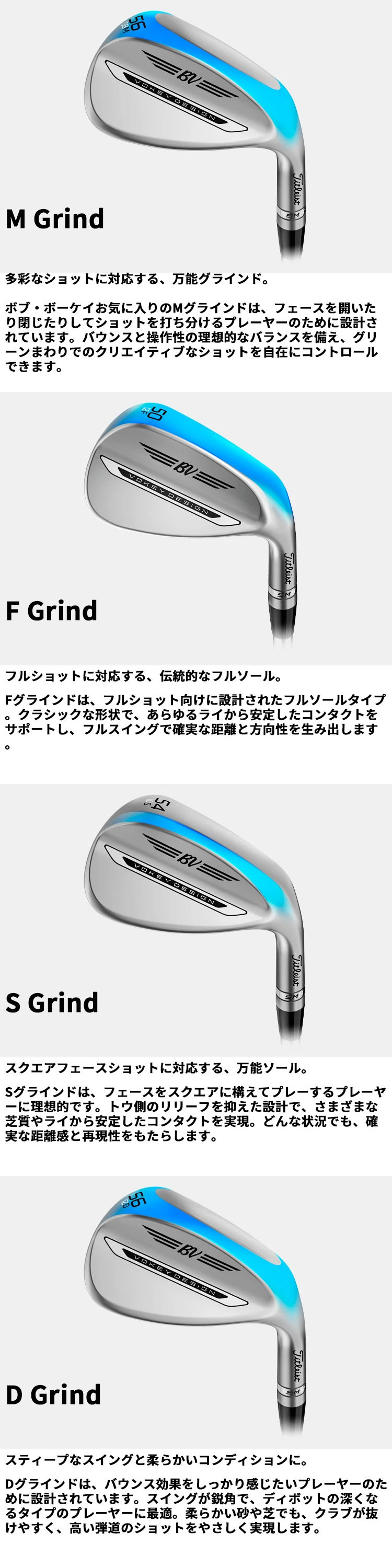 Titleist（タイトリスト） ボーケイ SM11 ウェッジ ツアークローム 右