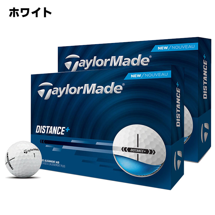 TaylorMade ディスタンス プラス 2025 ゴルフ ボール 2ダース(24