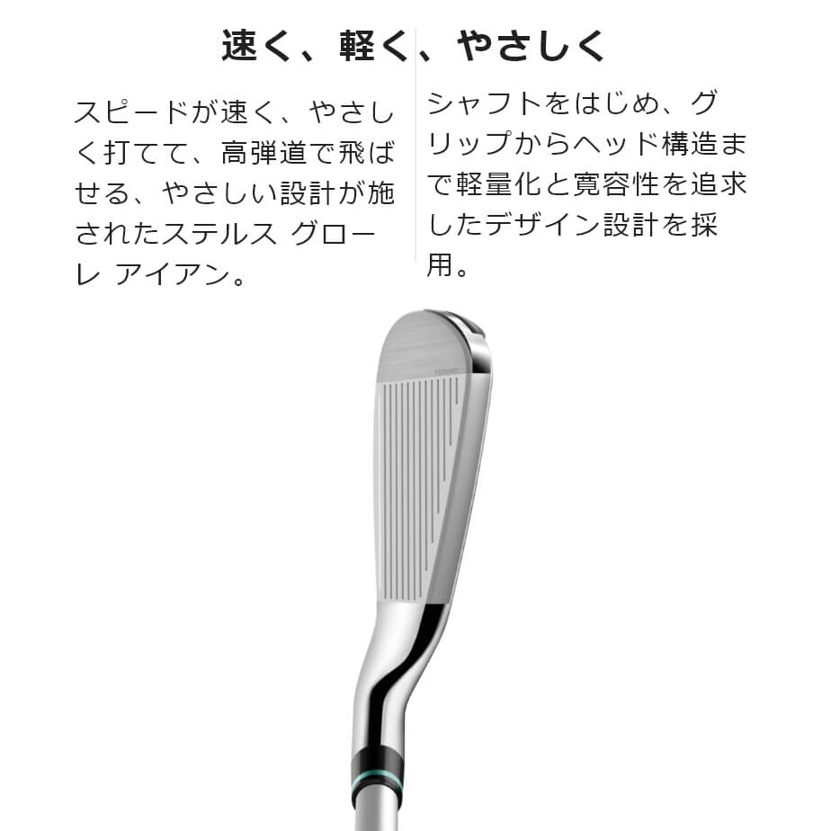 TaylorMade（テーラーメイド） ステルス グローレ アイアン5本セット