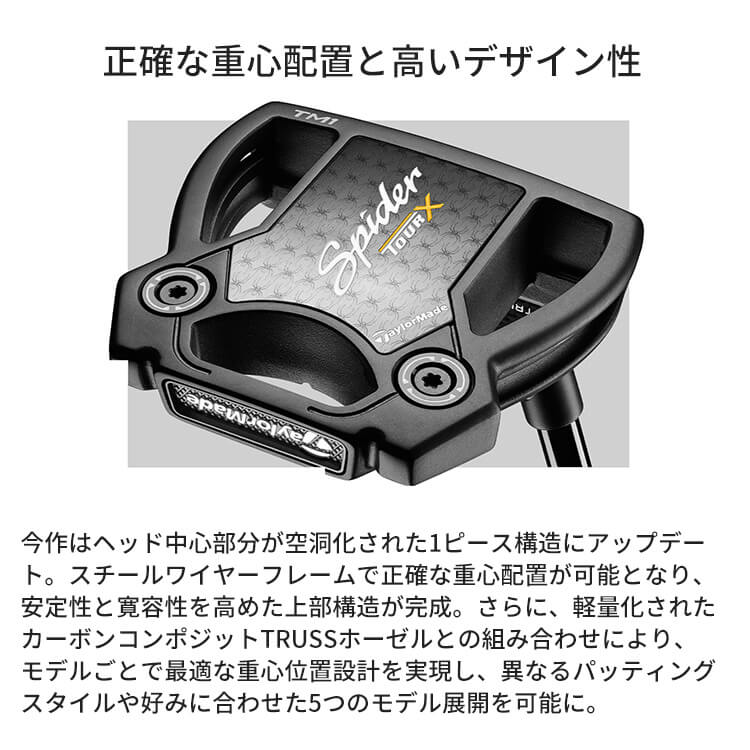 TaylorMade(テーラーメイド) Spider TOUR X TRUSS TM1 トラス TaylorMade(テーラーメイド) Spider TOUR X TRUSS TM1 トラス