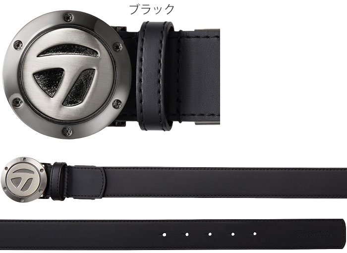 ホワイトレザー ベルト テーラーメイド　TD195 exgolf_tm22-td195