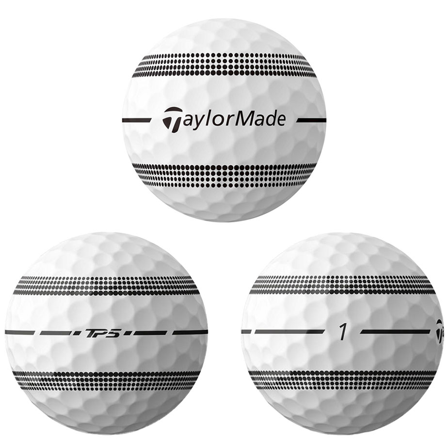 TaylorMade（テーラーメイド） TP5 ストライプ 2024 ゴルフ ボール 1