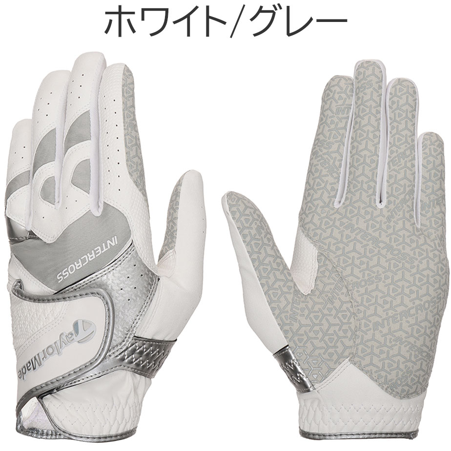 テーラーメイド インタークロス 6.0 グローブ 左手用 メンズ UN146 ホワイト×レッド ホワイト×グレー ゴルフ 2024年モデル TaylorMade | TaylorMade | 02