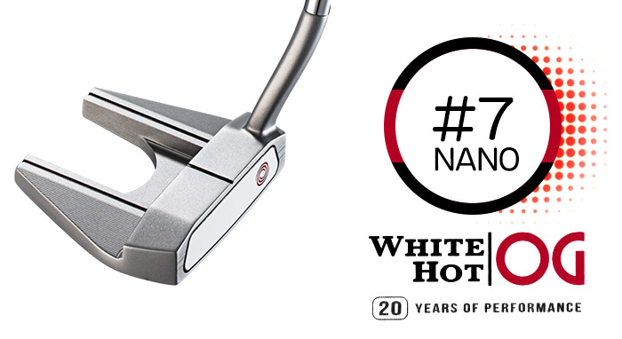 オデッセイ WHITE HOT OG -ホワイト ホット オージー- #7 NANO パター STROKE LABシャフト(レッドカラー)  [日本正規品][2022追加][ODYSSEY]