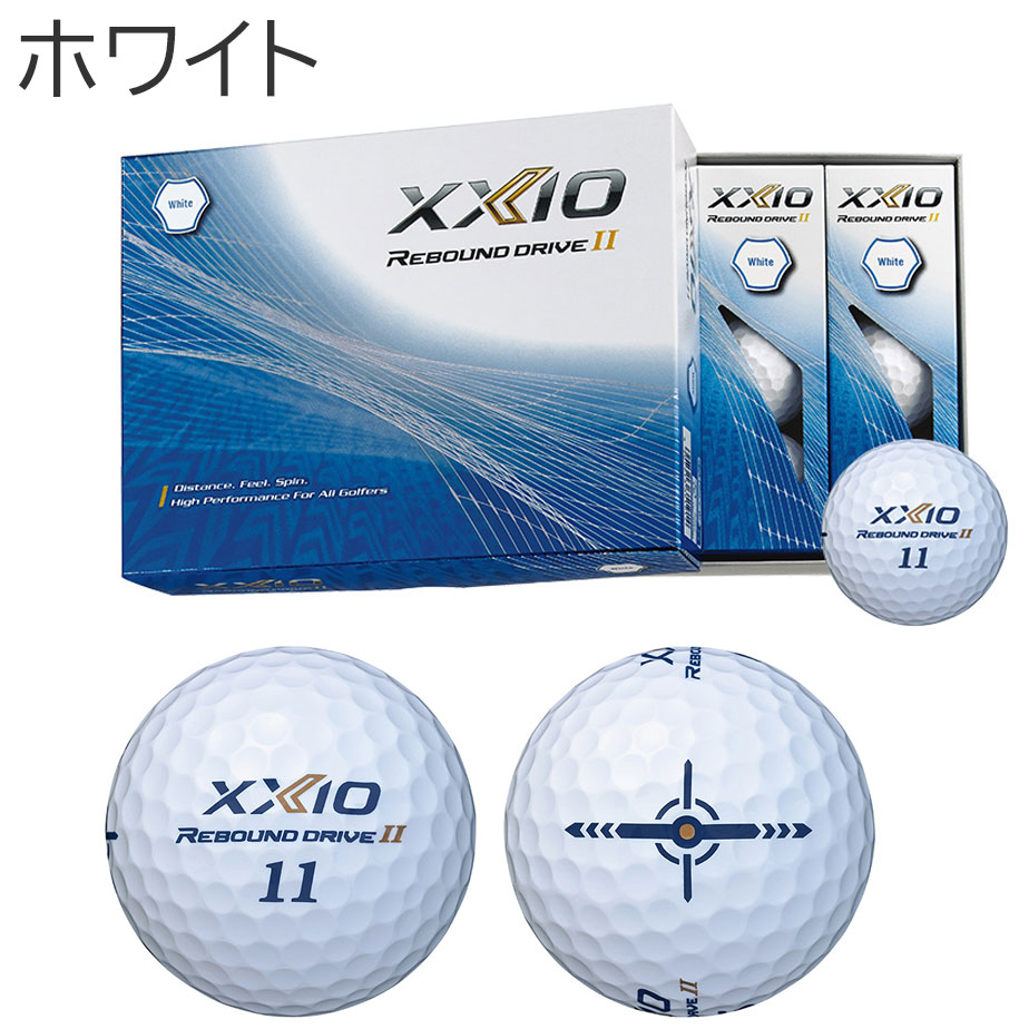 ダンロップ ゼクシオ リバウンド ドライブ 2 ゴルフ ボール (12球) REBOUND DRIVE II 2023年モデル DUNLOP XXIO｜exgolf｜02