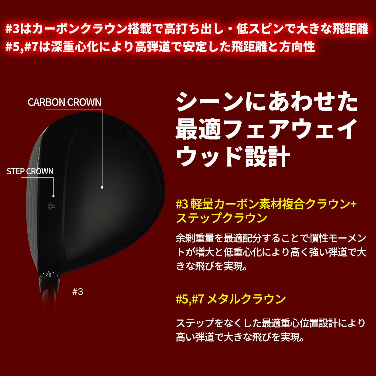 SRIXON ダンロップ スリクソン ZXi フェアウェイウッド メンズ 右用