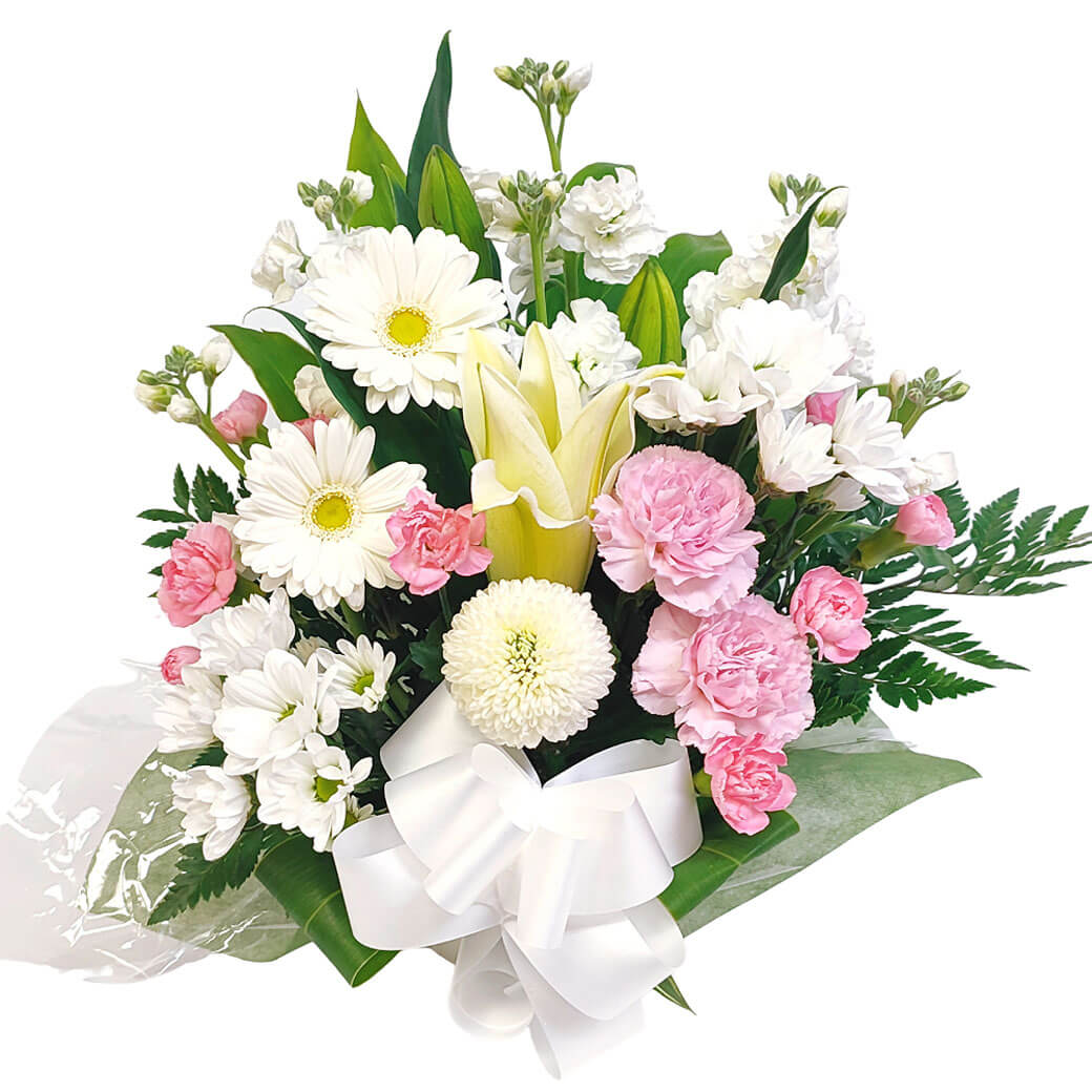 供花 「お供えアレンジ・リスペクト 」 (電報なし) お供え花 フラワー