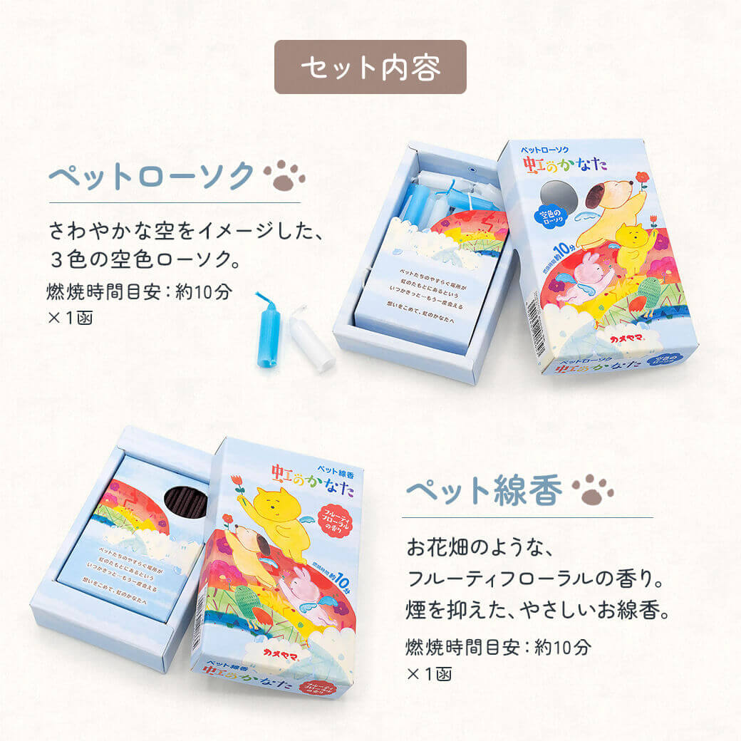 ペット供養 お供え 「虹のかなた メモリアルギ...の詳細画像2
