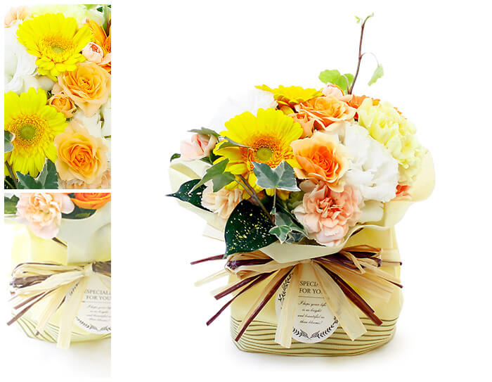 感謝セール実施中　造花ブーケ ピンク2000おまかせブーケ | ルポゼ・フルール - イオンのお花専門店