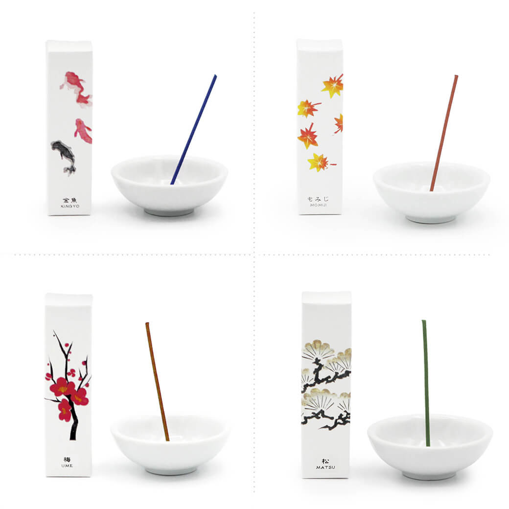線香 「HANGA INCENSE 詰め合わせ」 布張りカード電報セット リバティ 弔電 葬儀 お悔やみ お供え 香彩堂 進物 贈答用 ギフト お盆 初盆 新盆見舞い お彼岸 | 香彩堂 | 09