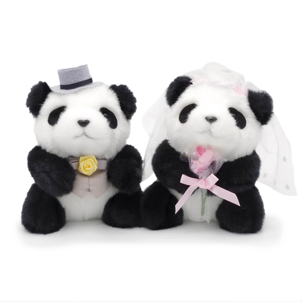 ぬいぐるみ「どうぶつ ウェディングセット」 (電報なし) 結婚式 結婚