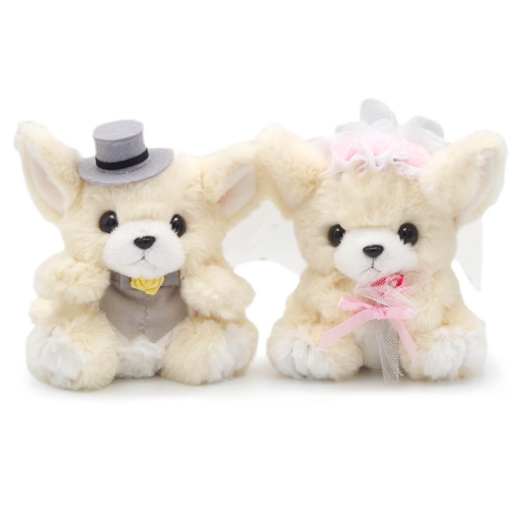 ぬいぐるみ「どうぶつ ウェディングセット」 (電報なし) 結婚式 結婚