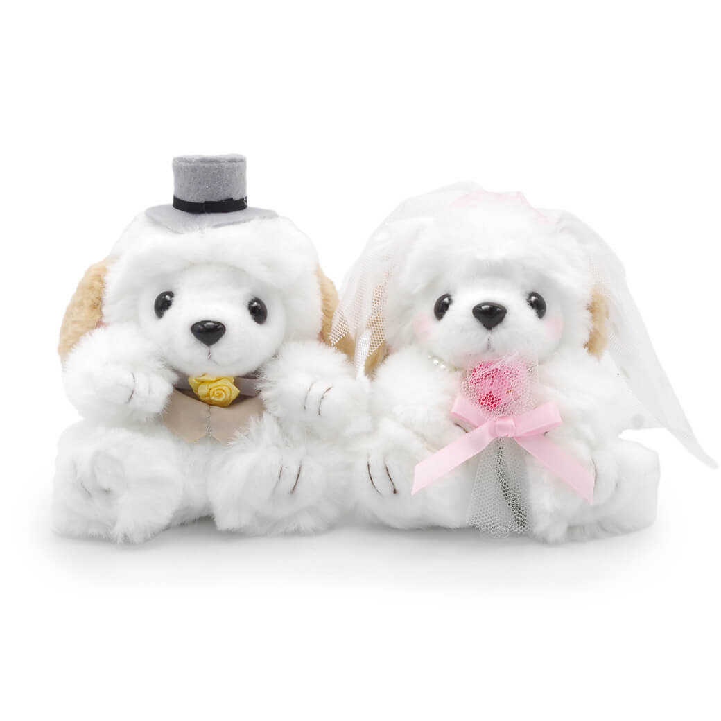 ぬいぐるみ「どうぶつ ウェディングセット」 (電報なし) 結婚式 結婚