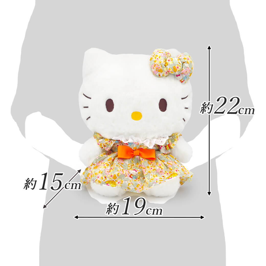 ハローキティ ぬいぐるみ「リバティ・ファブリックス×ハロー