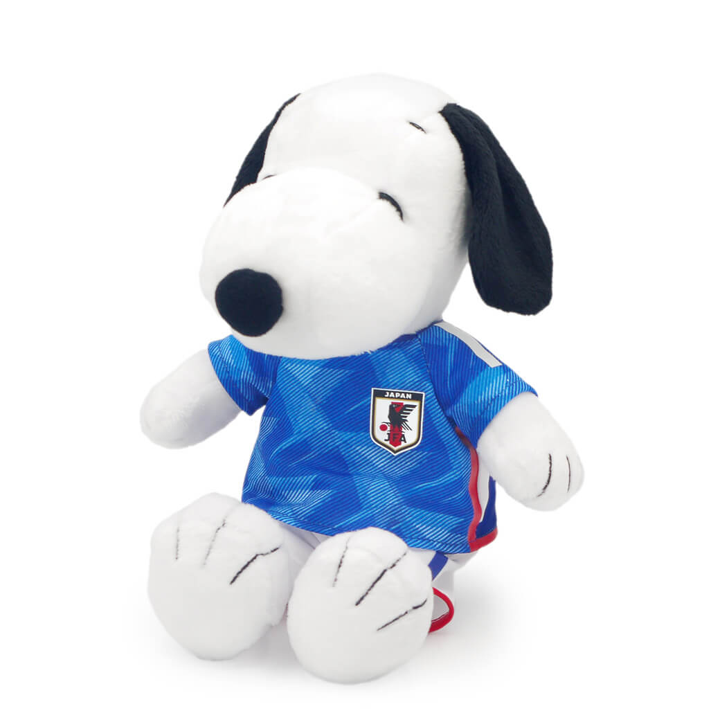 グーフィー サッカー選手 ぬいぐるみ SNOOPY ぬいぐるみ「スヌーピー サッカー日本代表ver.」(電報